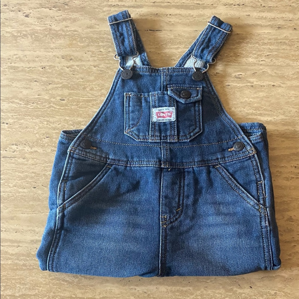 Levi's Size18M Denim Bib/Overalls Unisex Girl Boy